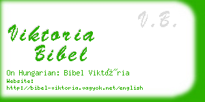 viktoria bibel business card